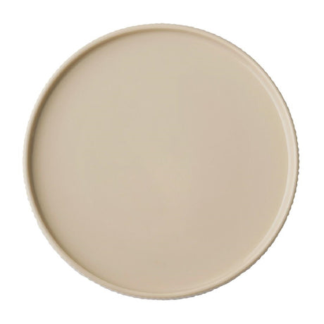 APS THE GRID Porcelain Plates Sand 230mm (3 Pack)