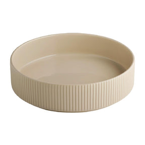 APS THE GRID Porcelain Walled Plates Sand 230mm (3 Pack)