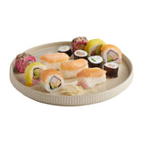 APS THE GRID Porcelain Plates Sand 260mm (3 Pack)