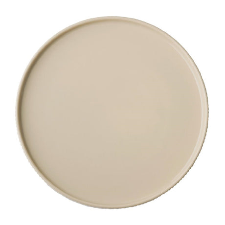 APS THE GRID Porcelain Plates Sand 260mm (3 Pack)