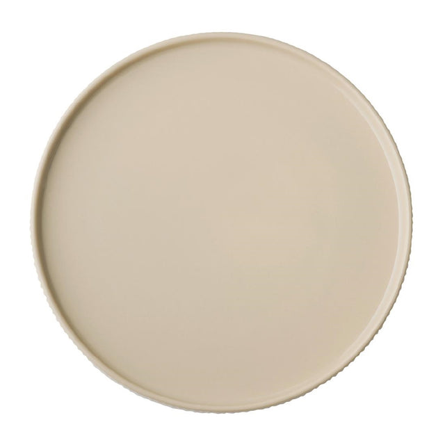 APS THE GRID Porcelain Plates Sand 260mm (3 Pack)