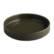APS THE GRID Porcelain Walled Plates Brown 200mm (3 Pack)