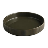 APS THE GRID Porcelain Walled Plates Brown 200mm (3 Pack)