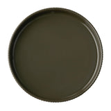 APS THE GRID Porcelain Walled Plates Brown 200mm (3 Pack)
