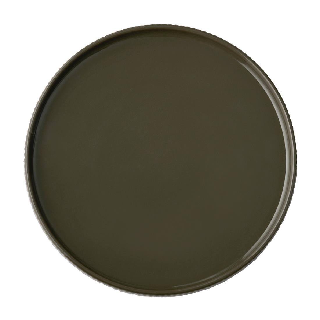 APS THE GRID Porcelain Plates Brown 230mm (3 Pack)