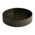 APS THE GRID Porcelain Walled Plates Brown 230mm (3 Pack)