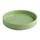 APS THE GRID Porcelain Walled Plates Sage 200mm (3 Pack)