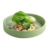 APS THE GRID Porcelain Walled Plates Sage 200mm (3 Pack)