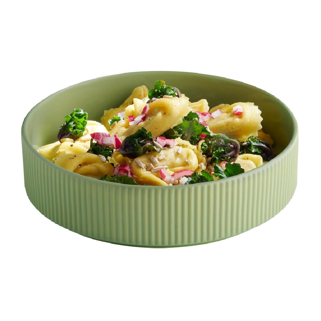 APS THE GRID Porcelain Walled Plates Sage 230mm (3 Pack)