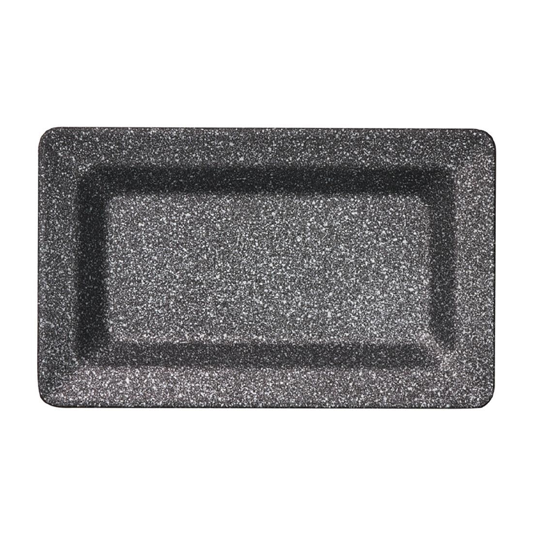 APS FROSTFIRE Black & Silver Non-Stick Tray GN 1/4 265x162mm