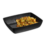 APS FROSTFIRE Black & Silver Non-Stick Bowl GN 1/2 325x265mm