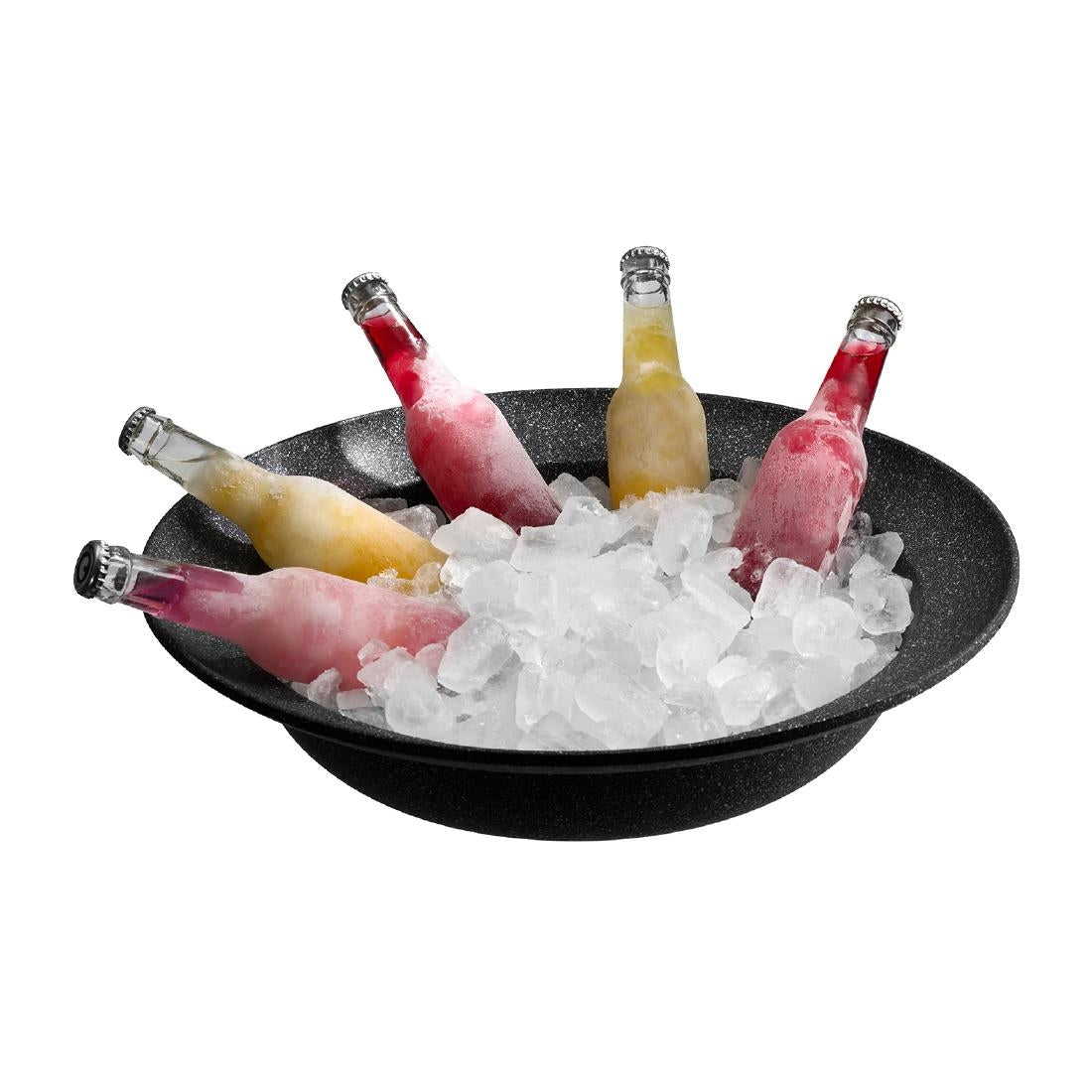 APS FROSTFIRE Black & Silver Non-Stick Coated Bowl 450mm