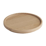 APS THE GRID Lacquered Oak Wood Plate 140mm
