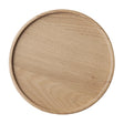 APS THE GRID Lacquered Oak Wood Plate 140mm