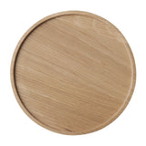 APS THE GRID Lacquered Oak Wood Plate 160mm