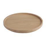 APS THE GRID Lacquered Oak Wood Plate 160mm