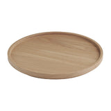 APS THE GRID Lacquered Oak Wood Plate 200mm