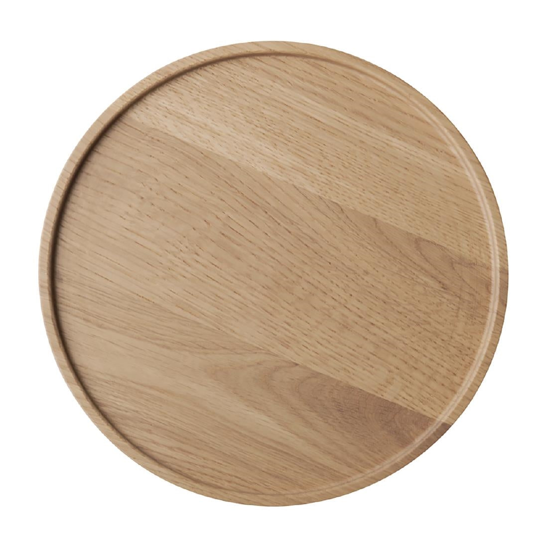 APS THE GRID Lacquered Oak Wood Plate 200mm