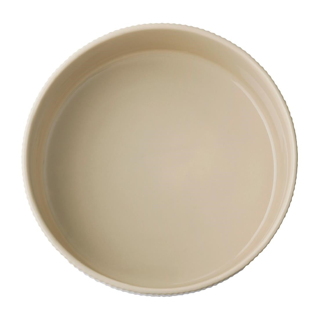 APS THE GRID Porcelain Bowl Sand 2.5Ltr