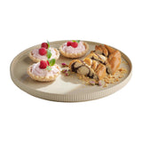 APS THE GRID Porcelain Plate Sand 320mm