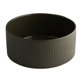 APS THE GRID Porcelain Bowl Brown 2.5Ltr