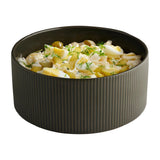 APS THE GRID Porcelain Bowl Brown 2.5Ltr