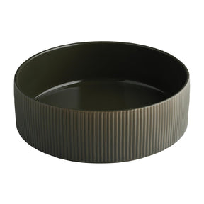 APS THE GRID Porcelain Bowl Brown 2.5Ltr