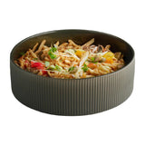 APS THE GRID Porcelain Bowl Brown 2.5Ltr
