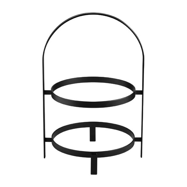 APS THE GRID Metal Serving Rack Black 235x205mm
