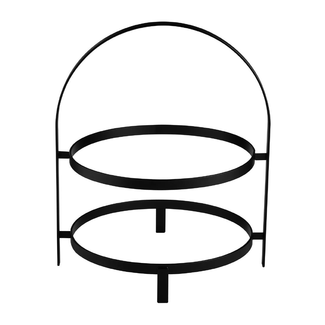 APS THE GRID Metal Serving Rack Black 295x265mm