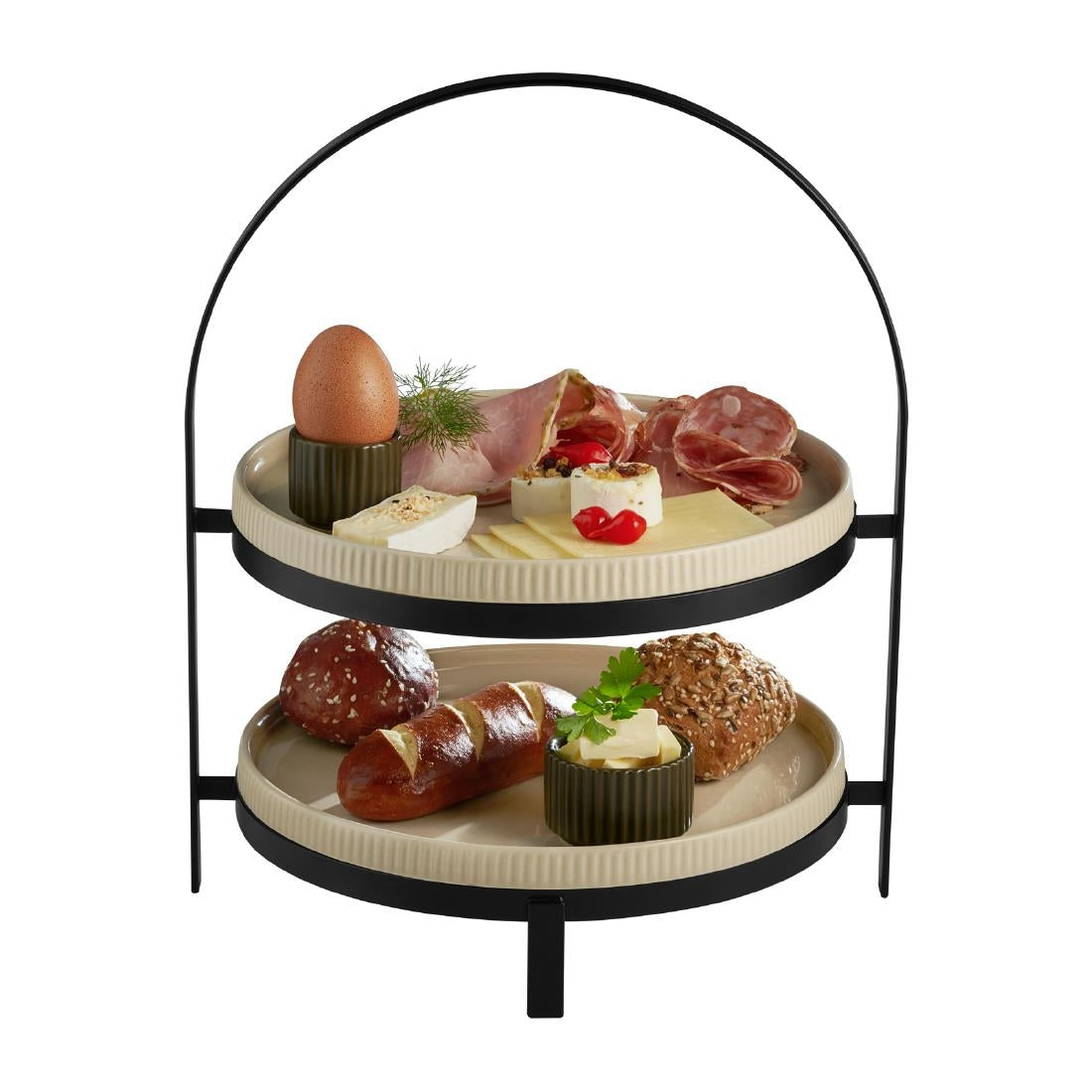 APS THE GRID Metal Serving Rack Black 295x265mm