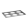 APS THE GRID Natural Slate Tray with 6 Holes GN 1/1 530x325mm