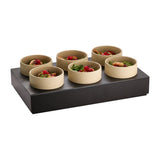 APS THE GRID Natural Slate Tray with 6 Holes GN 1/1 530x325mm
