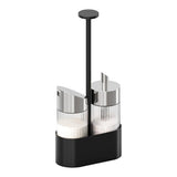 APS THE GRID Stainless Steel Cruet Black 145x70x300mm