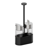 APS THE GRID Stainless Steel Cruet Black 145x70x300mm