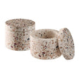 APS TERRAZZO Concrete Containers 40ml (2 Pack)