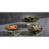APS MULTI Gold Buffet Stand 180x180x50mm