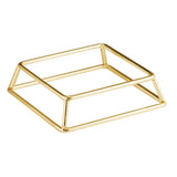 APS MULTI Gold Buffet Stand 180x180x50mm