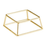 APS MULTI Gold Buffet Stand 180x180x80mm