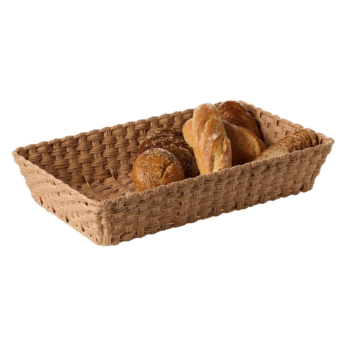 APS TWIRL Brown Basket GN 1/1 530x325mm