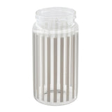 APS DISPENSA Glass Dosing Dispenser Transparent & Grey 1Ltr