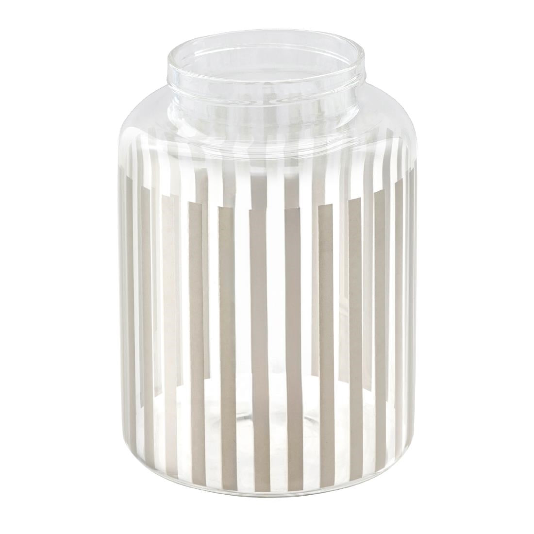 APS DISPENSA Glass Dosing Dispenser Transparent & Grey 1.7Ltr