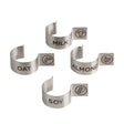 APS Stainless Steel Carafe Label Clips (4 Pack)