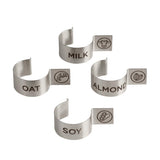 APS Stainless Steel Carafe Label Clips (4 Pack)