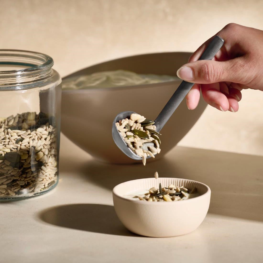 APS BULQ Vintage Look Stainless Steel Spoon 125mm