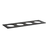 APS Natural Slate Tray Circle GN 2/4 530x162mm