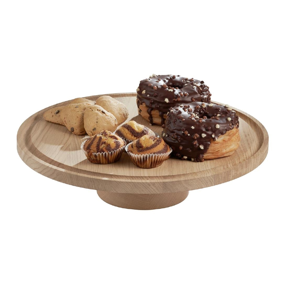 APS VALO Wooden Cake Stand 320x85mm
