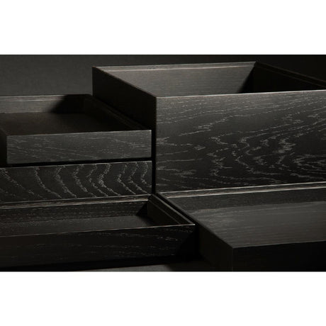 APS VALO Wooden Box Black GN 1/1 530x325x45mm