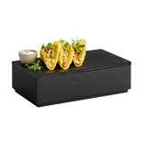 APS VALO Wooden Box Black GN 1/3 85x325x176mm