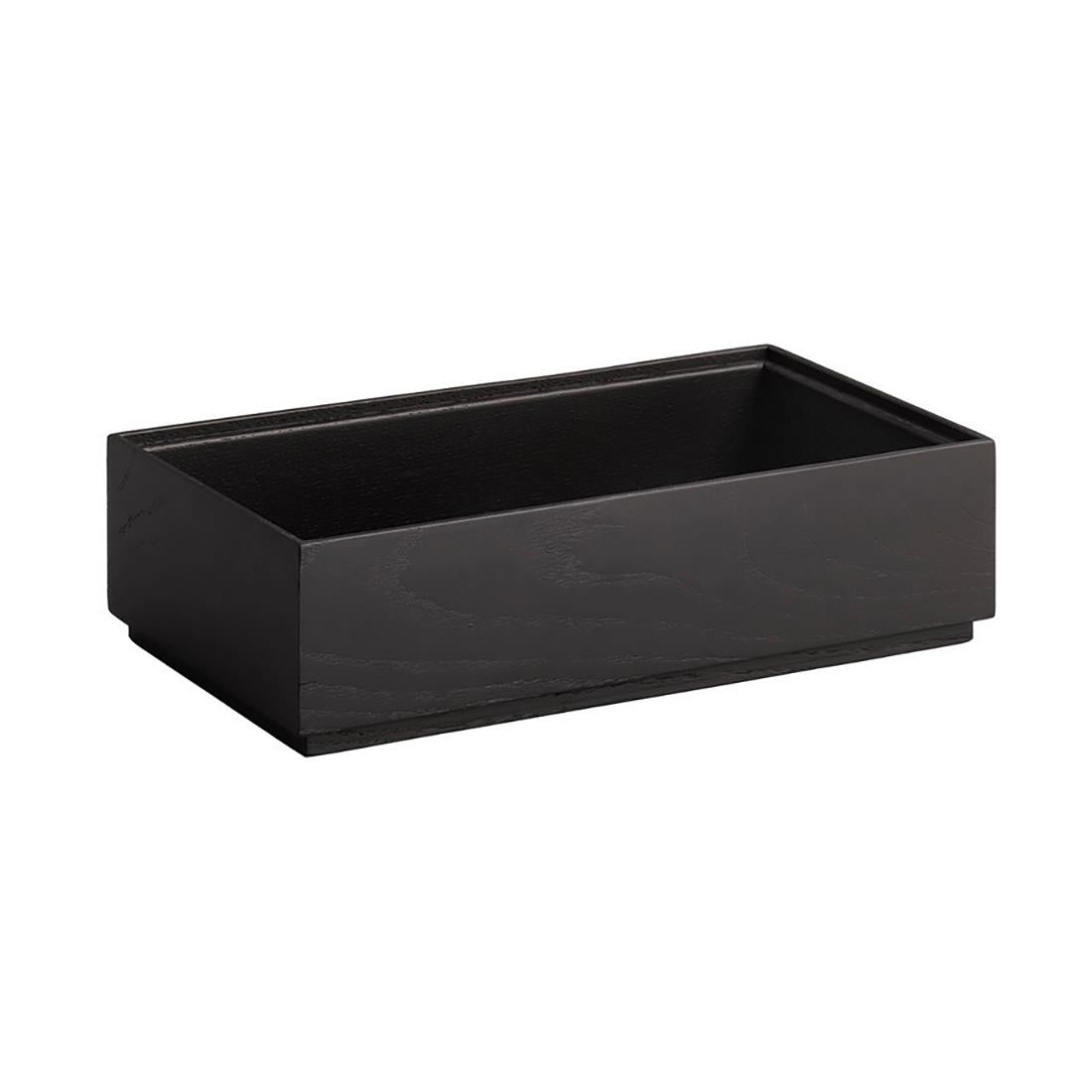 APS VALO Wooden Box Black GN 1/3 85x325x176mm